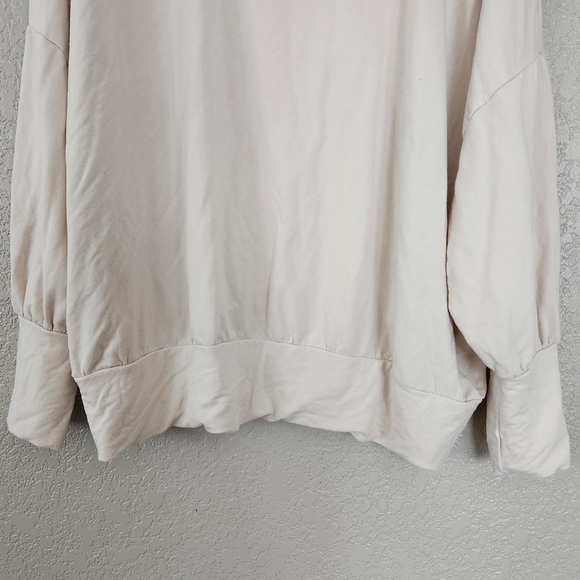 BB Dakota Steve Madden Long Sleeve Oversized Shirt Cream Size M - Picture 2 of 10